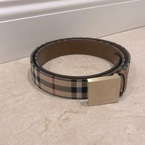 Mens Burberry Belt